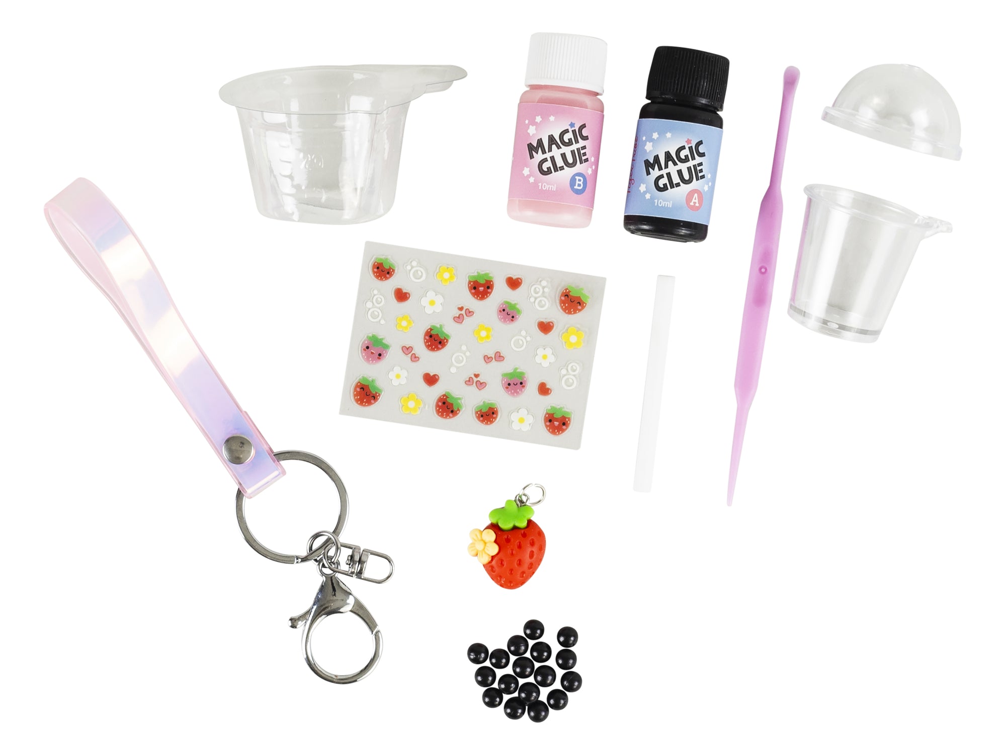 Kit bijoux de sac / Bag Charm -Bubble Tea