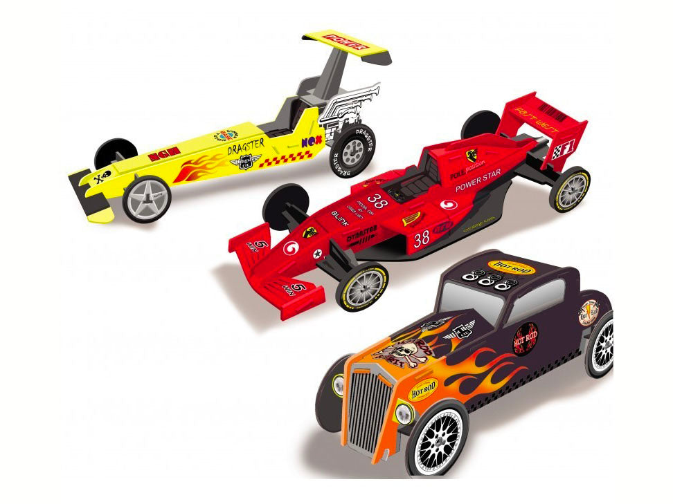 achat Maquettes déco "Voitures de course" - Créa'Lign