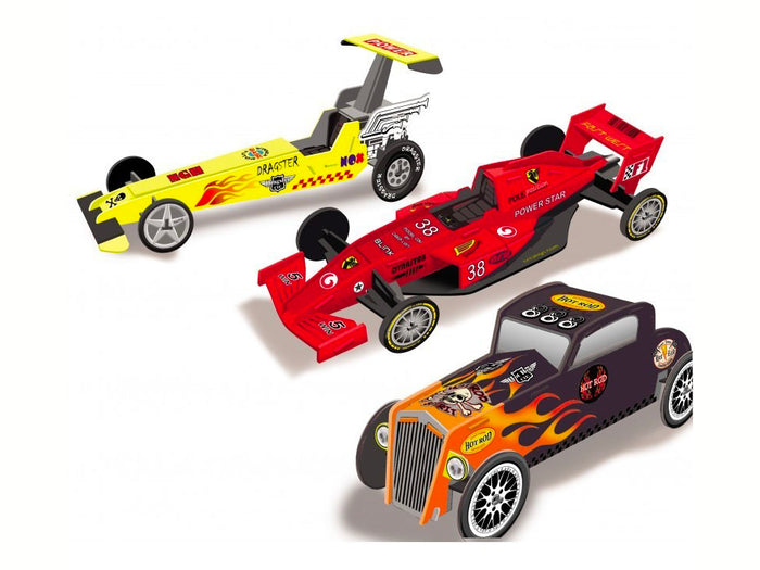 Achat Maquettes déco "Voitures de course" - Créa'Lign