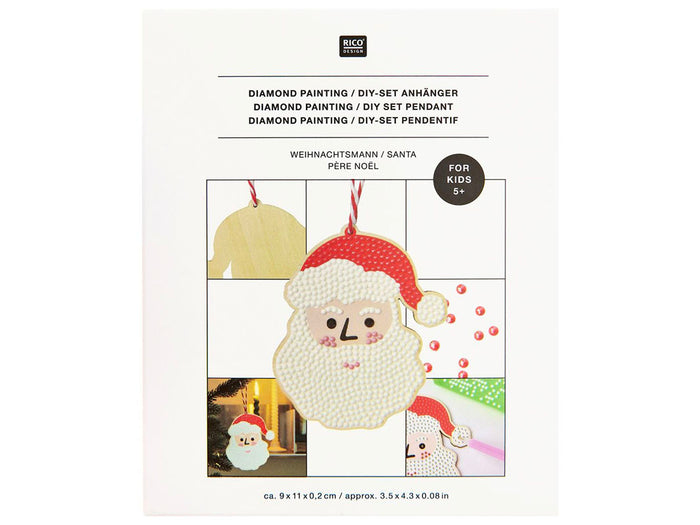 Achat DIY-Set Diamond Painting - Pendentif Père Noël - Rico