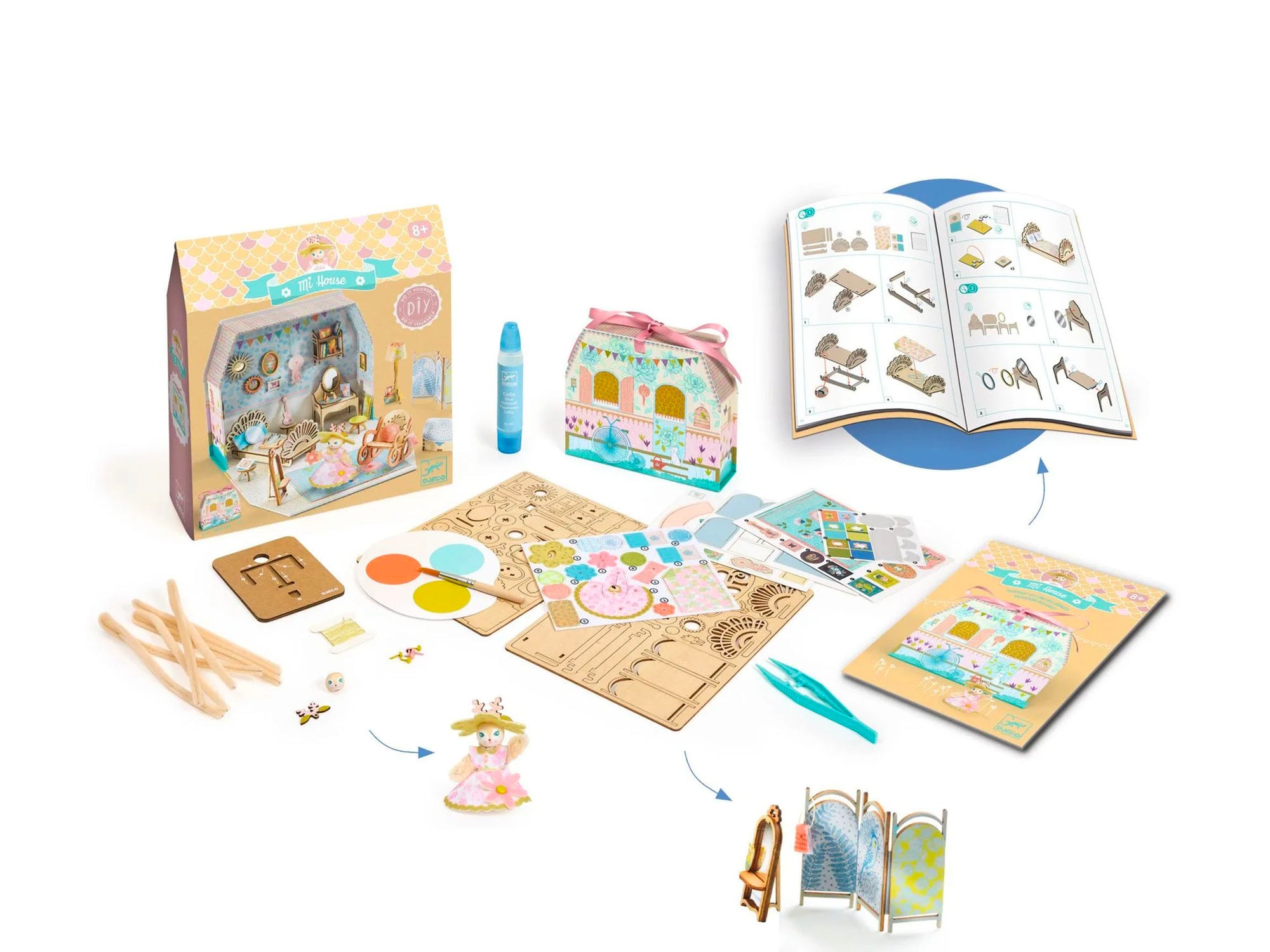 maison miniature DIY Mi House Alba Djeco activité créative enfant