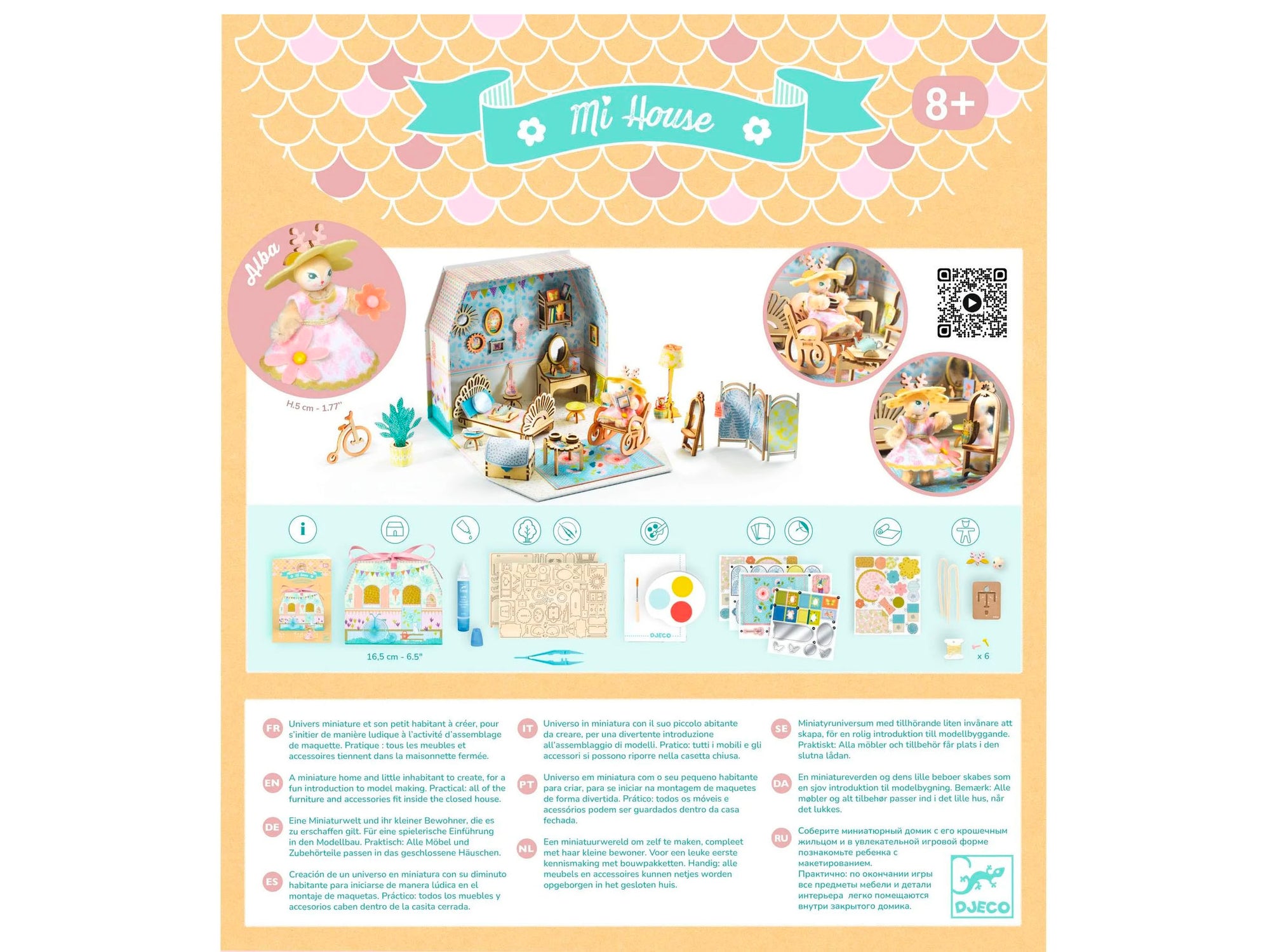 maison miniature DIY Mi House Alba Djeco activité créative enfant