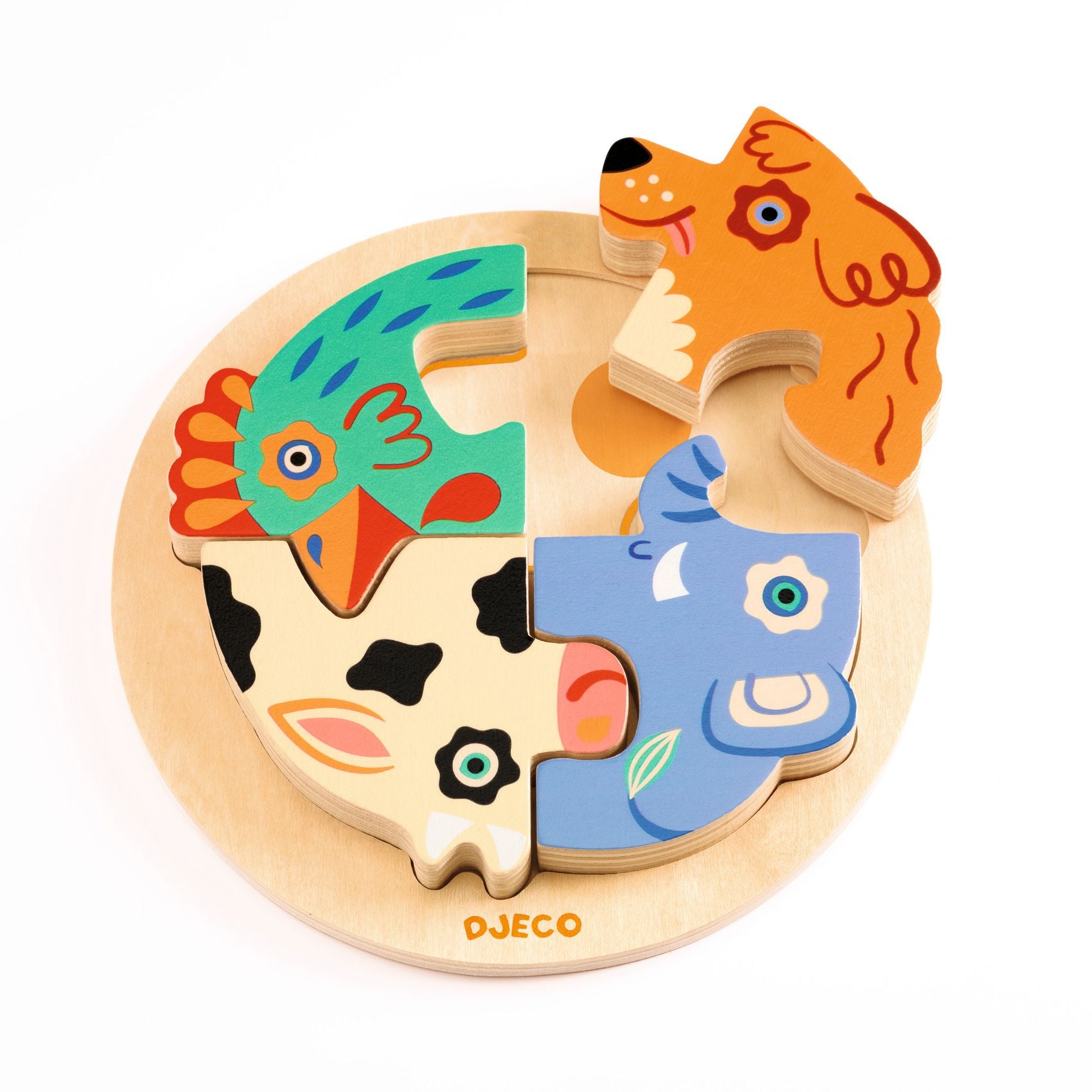 Achat Puzzle relief bébé Rondo Dog - Djeco