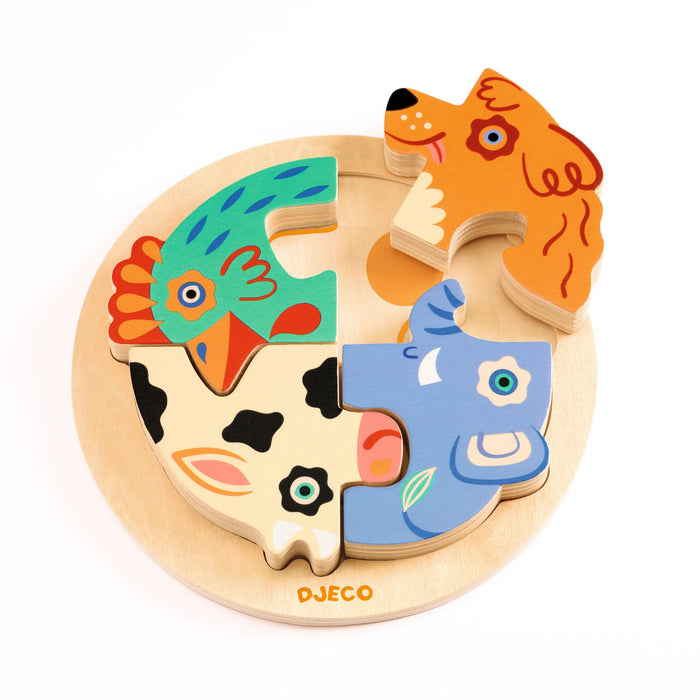 Achat Puzzle relief bébé Rondo Dog - Djeco