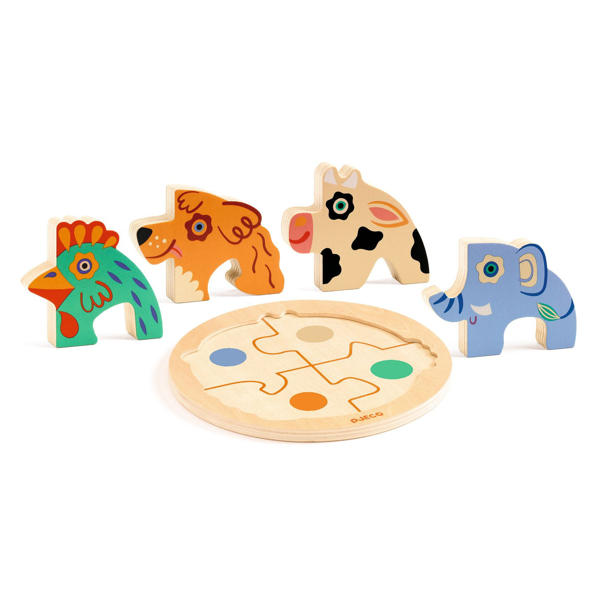 achat Puzzle relief bébé Rondo Dog - Djeco