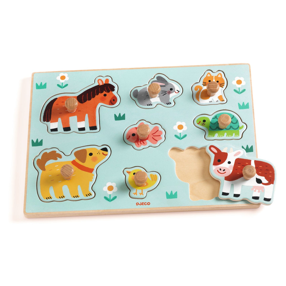 achat Puzzle animaux en bois Dogn'Co - Djeco