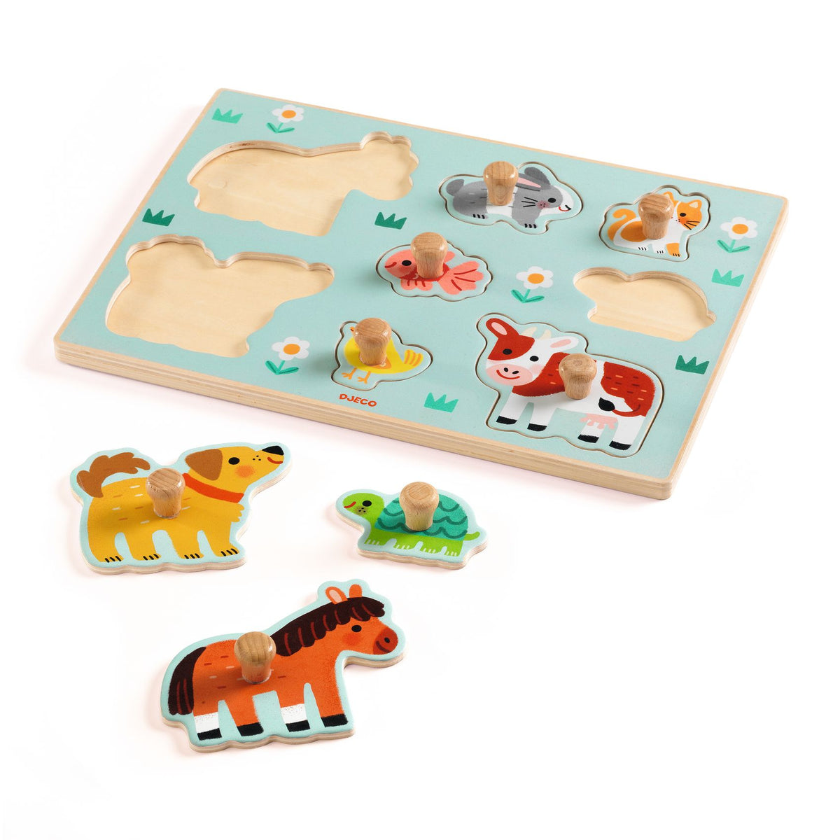 achat Puzzle animaux en bois Dogn'Co - Djeco