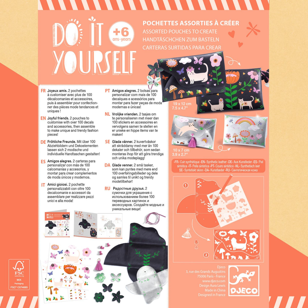 achat Création DIY Pochettes - Joyeux amis - Djeco