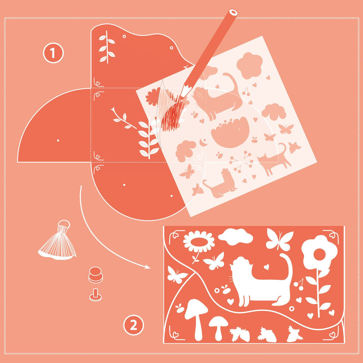 achat Création DIY Pochettes - Joyeux amis - Djeco