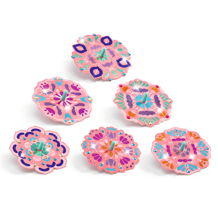 Achat Toupies Flower Power DIY - Djeco