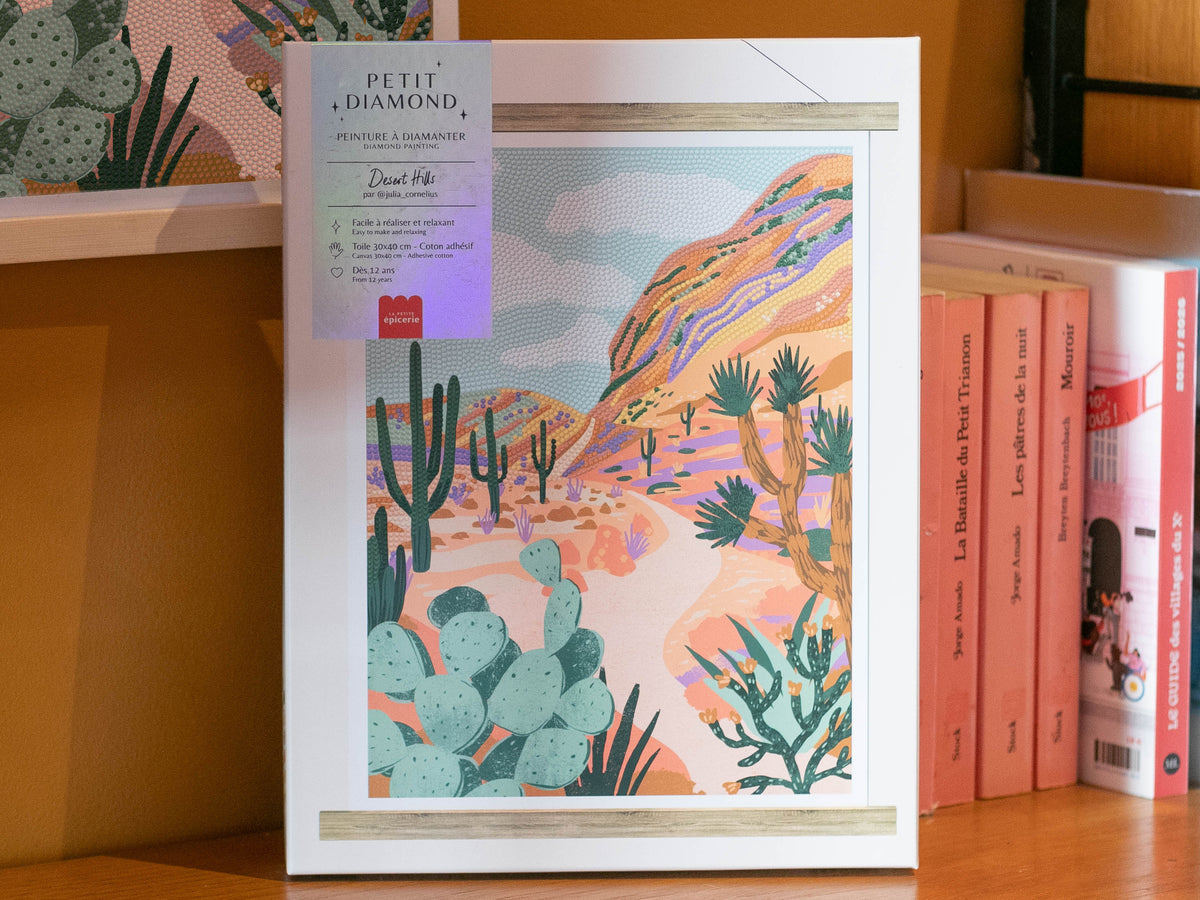 achat Coffret Petit Diamond - Diamond Painting Desert Hills par Julia Cornelius