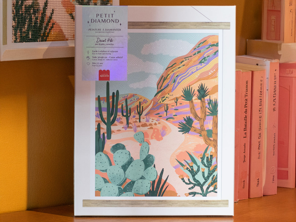 achat Coffret Petit Diamond - Diamond Painting Desert Hills par Julia Cornelius