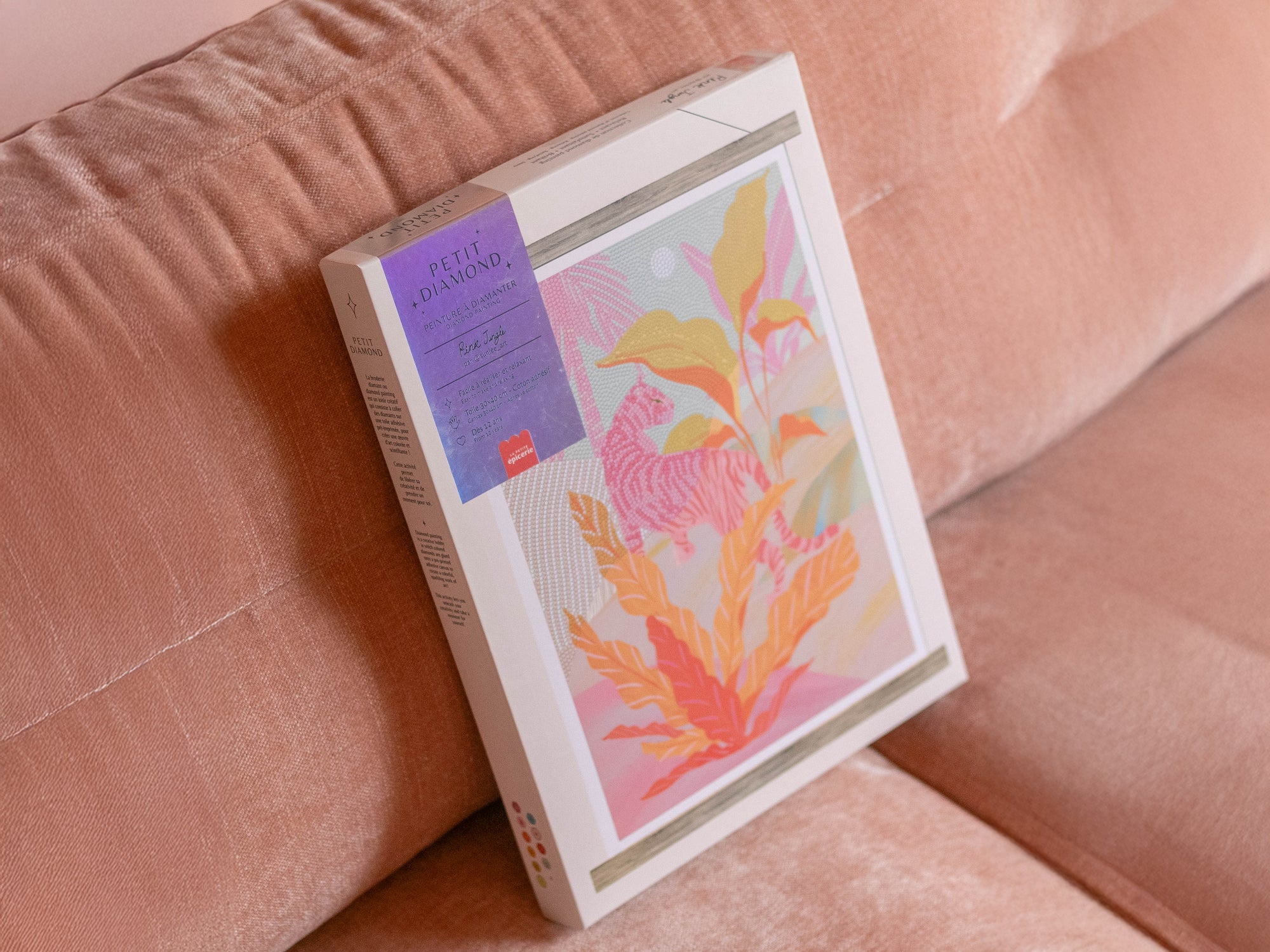 Coffret Petit Diamond - Diamond Painting Pink Jungle par Sun Lee