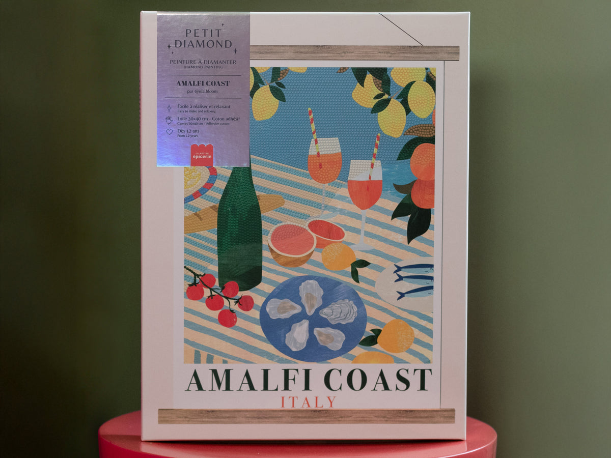 achat Coffret Petit Diamond - Diamond Painting Amalfi Coast Aperitif par Emily Kopcik