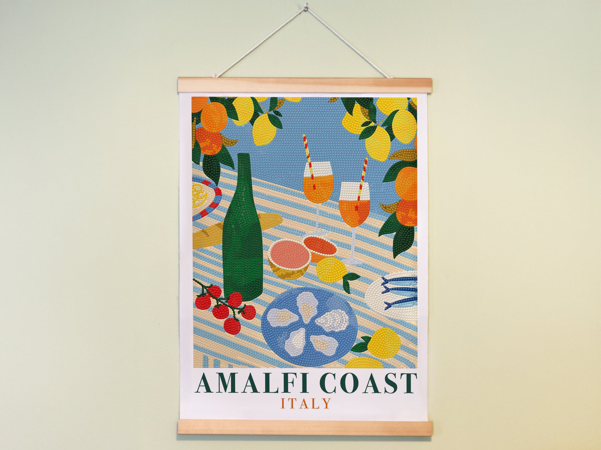 Achat Coffret Petit Diamond - Diamond Painting Amalfi Coast Aperitif par Emily Kopcik