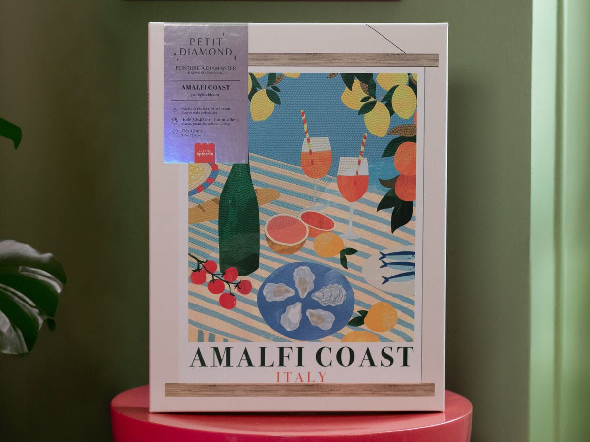 achat Coffret Petit Diamond - Diamond Painting Amalfi Coast Aperitif par Emily Kopcik