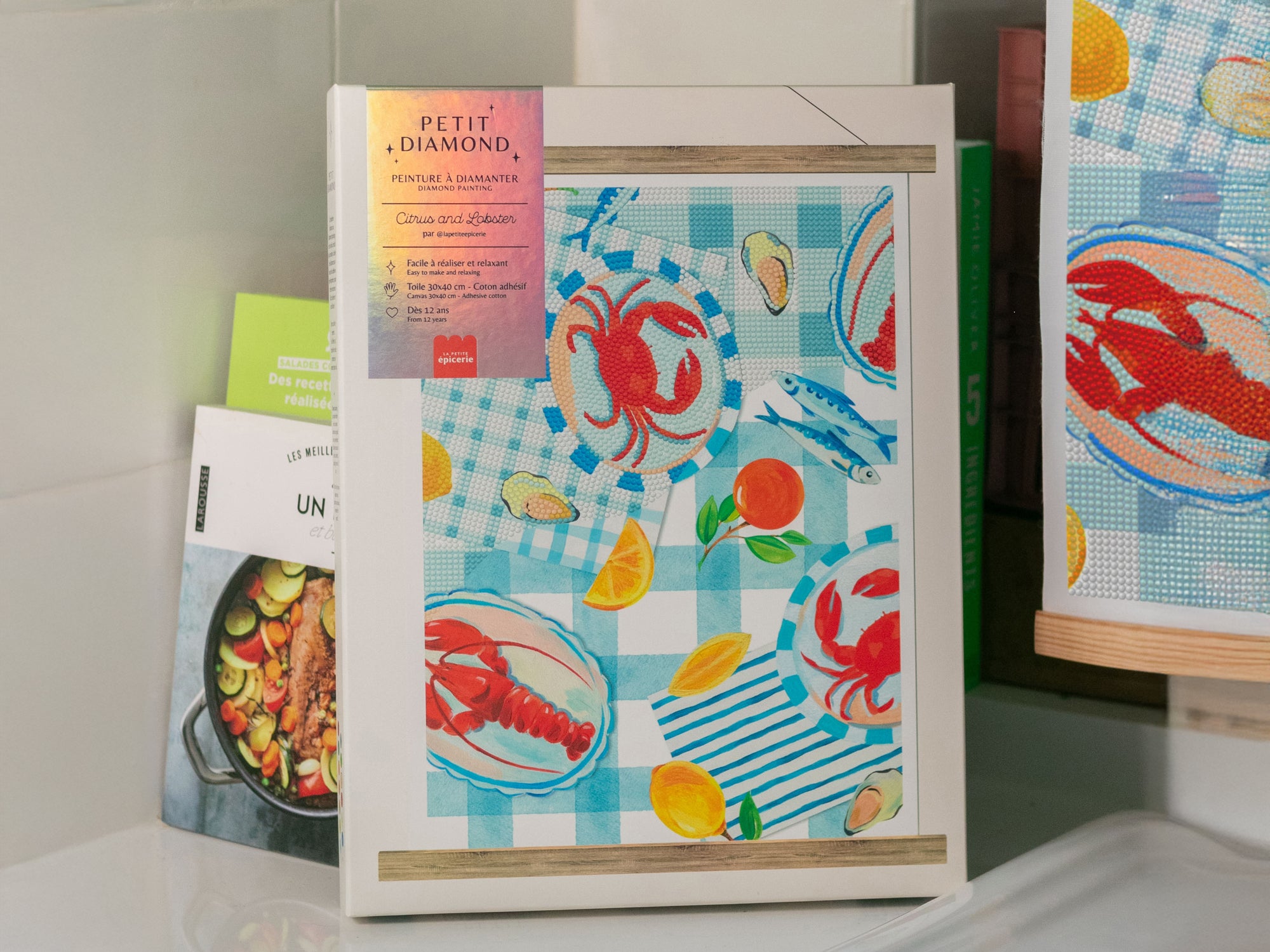 Coffret Petit Diamond - Diamond Painting Citrus and Lobster par La Petite Epicerie