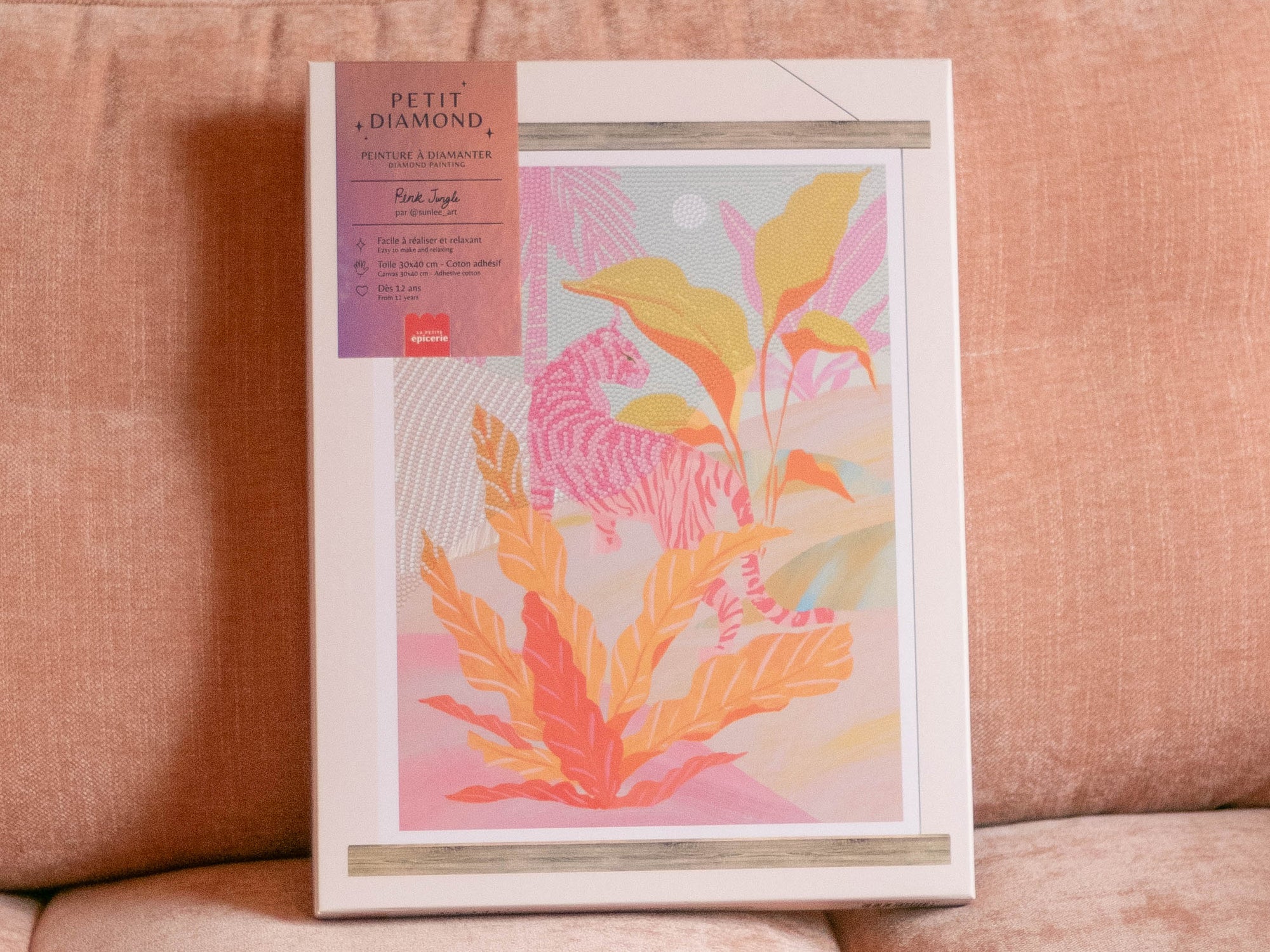 Coffret Petit Diamond - Diamond Painting Pink Jungle par Sun Lee