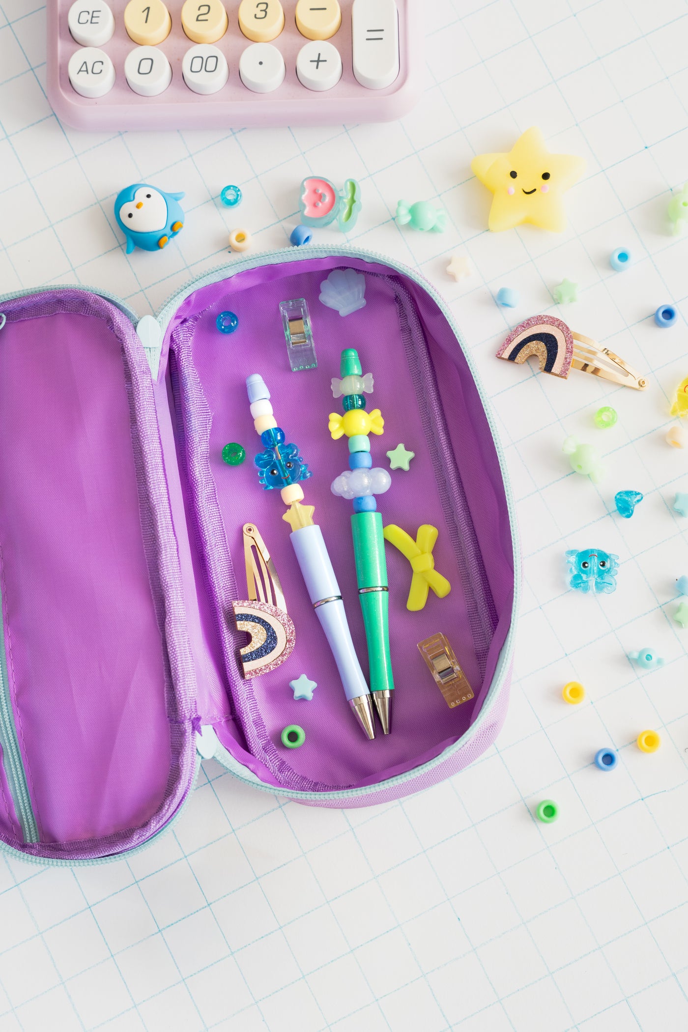 achat Mini Kit Stylo à customiser en perles - Fresh Pop