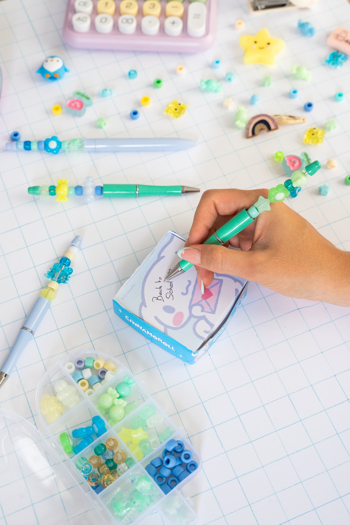 achat Mini Kit Stylo à customiser en perles - Fresh Pop