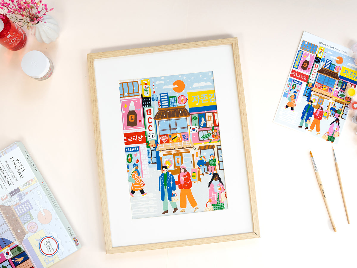achat Coffret peinture au numéro - Petit Pinceau - Winter in Seoul Erborian