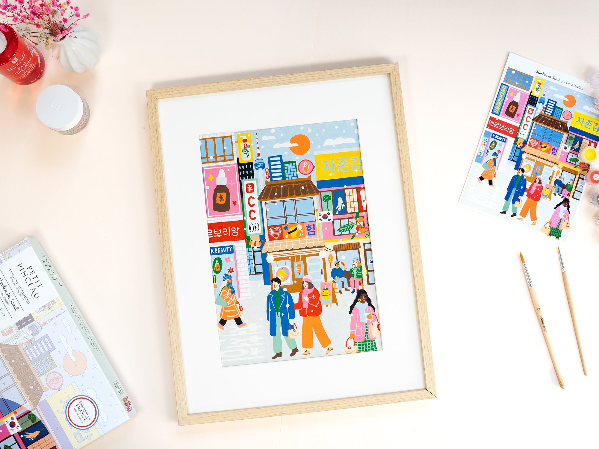 Coffret peinture au numéro - Petit Pinceau - Winter in Seoul Erborian