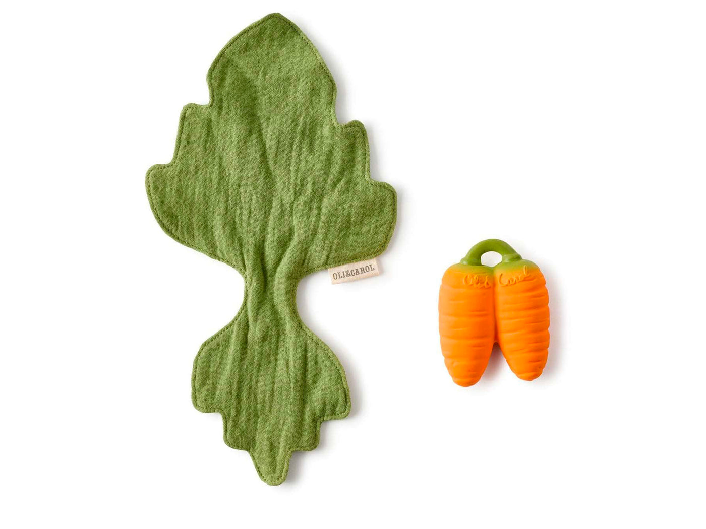 achat Doudou et anneau de dentition Carotte - Oli & Carol