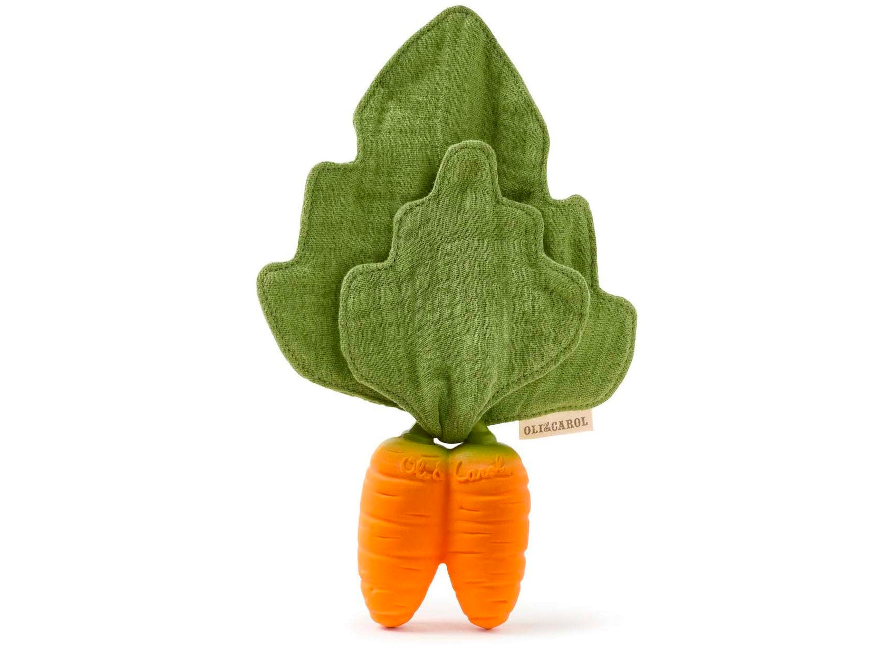 Achat Doudou et anneau de dentition Carotte - Oli & Carol