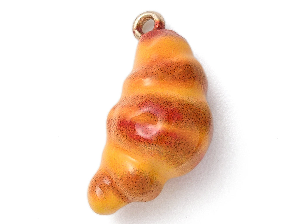Achat Breloque croissant émaillée - doré