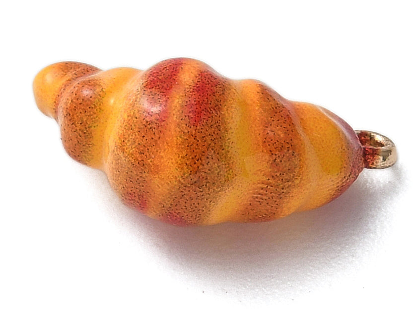 Achat Breloque croissant émaillée - doré