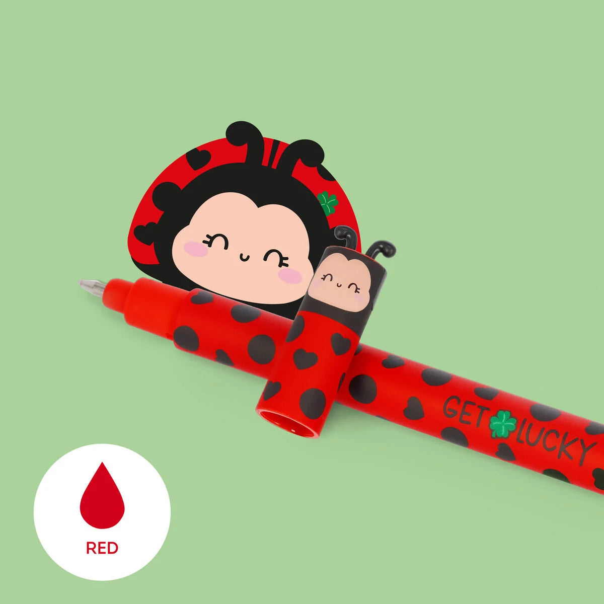 achat Stylo coccinelle effaçable - Legami