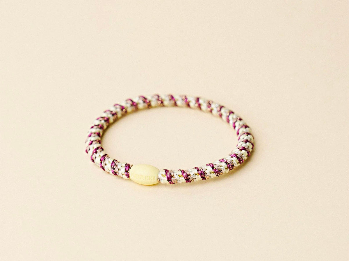 achat Elastique cheveux mix bordeaux et jaune  Slim - KKNEKKI