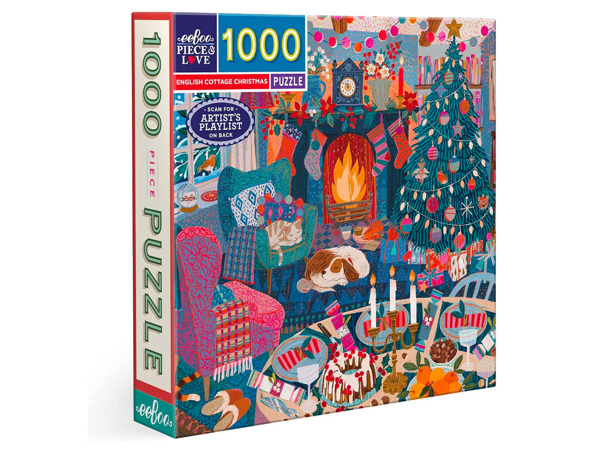achat Puzzle English Cottage Christmas - Eeboo
