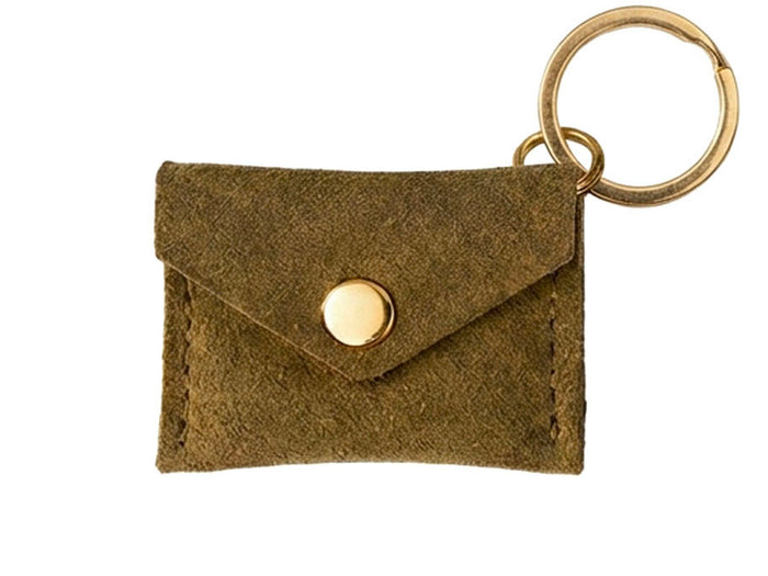 Achat Porte-clés Mini Enveloppe en cuir - Marron
