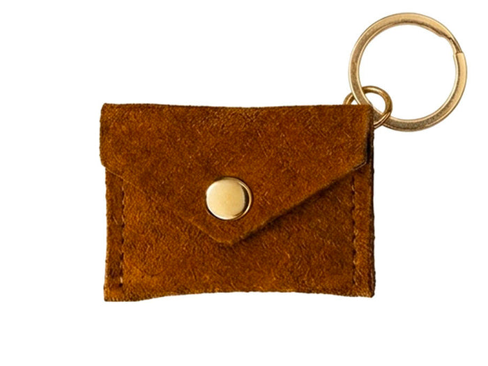 Achat Porte-clés Mini Enveloppe en cuir -  Camel