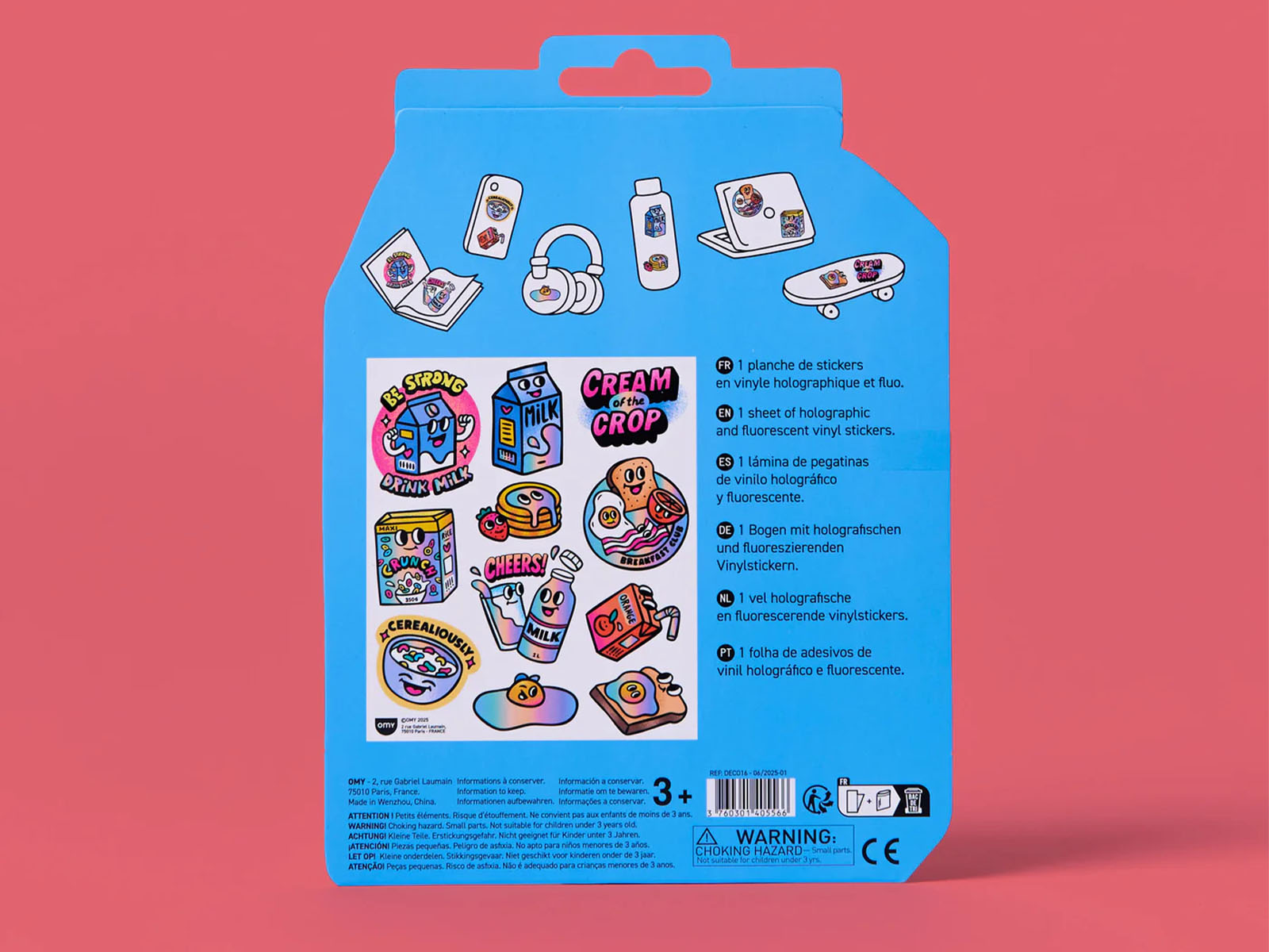 achat Fabulous Stickers Big - Milk - OMY
