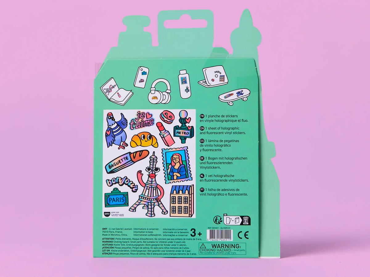 achat Fabulous Stickers Big Paris - OMY