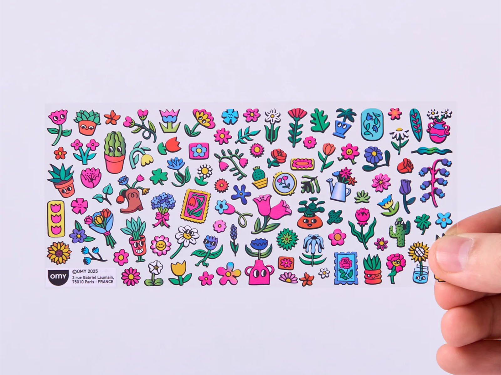 Stickers OMY Fabulous Stickers Boutique Flower Shop