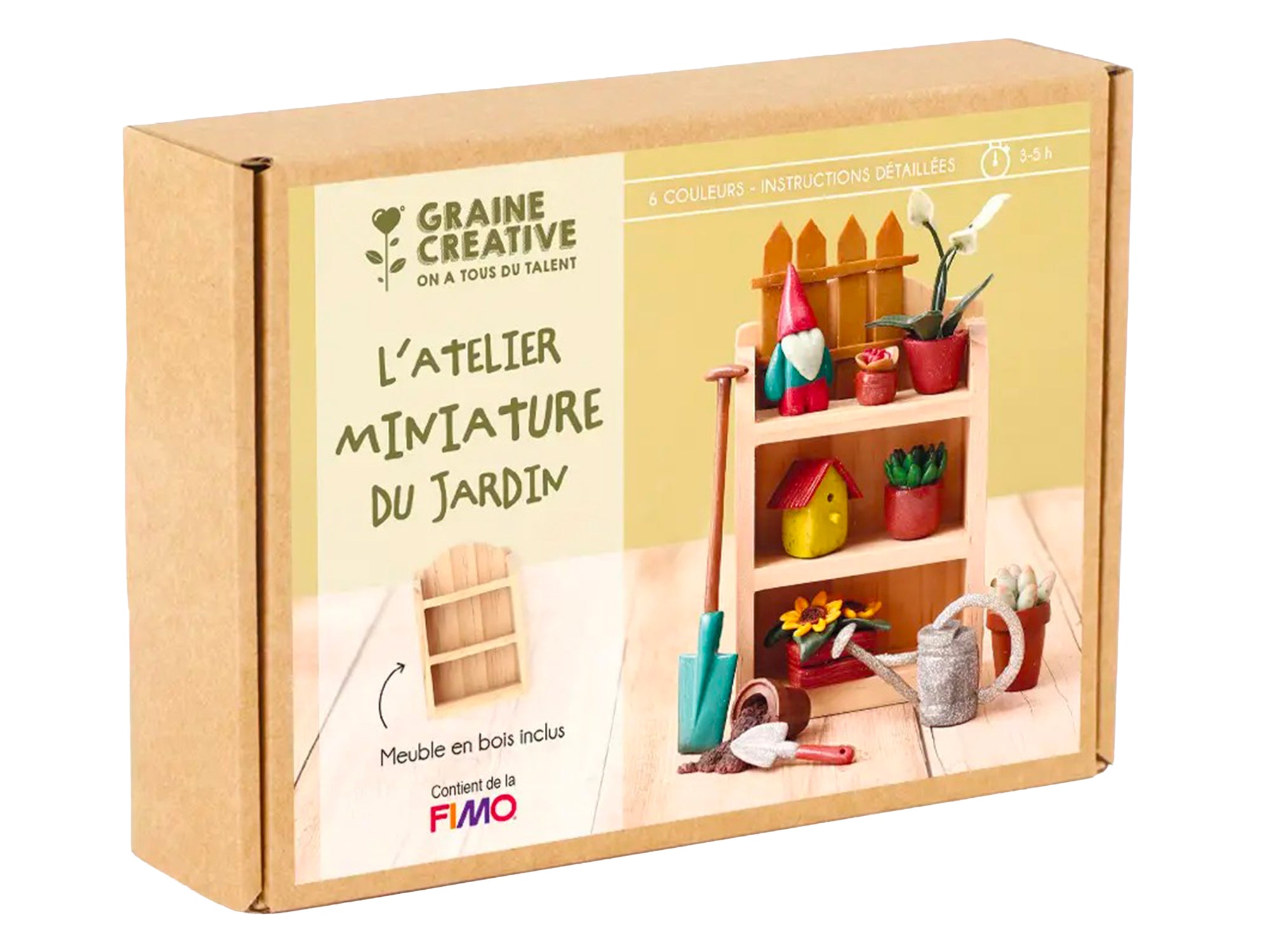 Achat Coffret Fimo Miniatures Jardin - Graine Créative