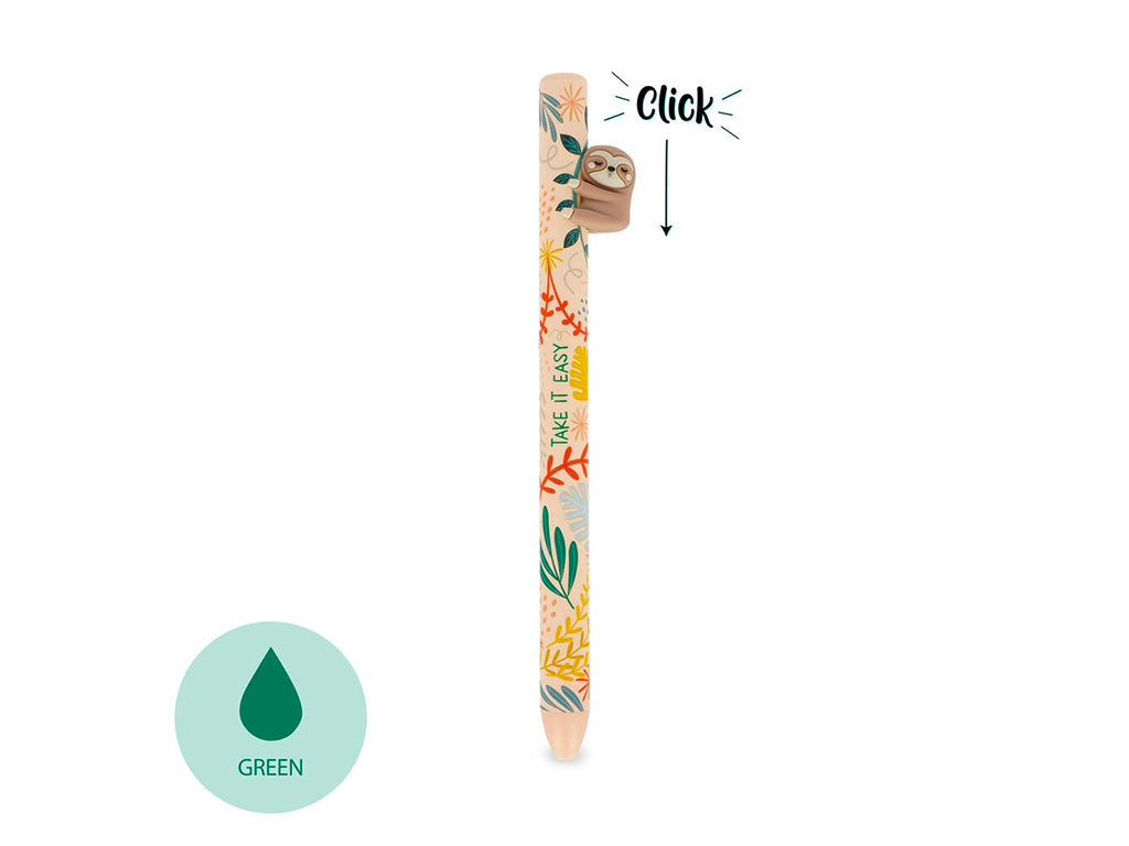 achat Stylo Free Hugs Retractable Ballpoint - Paresseux - Encre verte