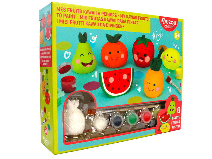 Achat Mes Fruits Kawaii A Peindre - Auzou