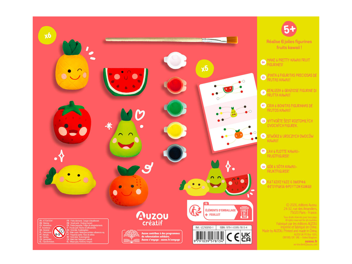 achat Mes Fruits Kawaii A Peindre - Auzou