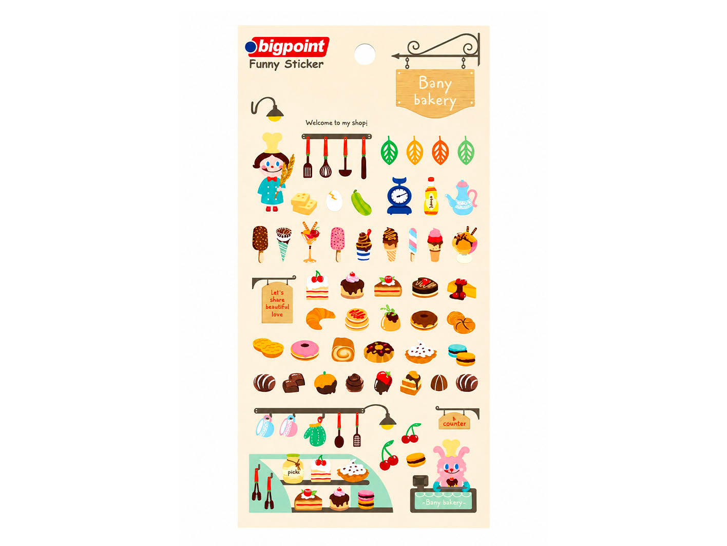Achat Stickers World Funny - Bany Bakery