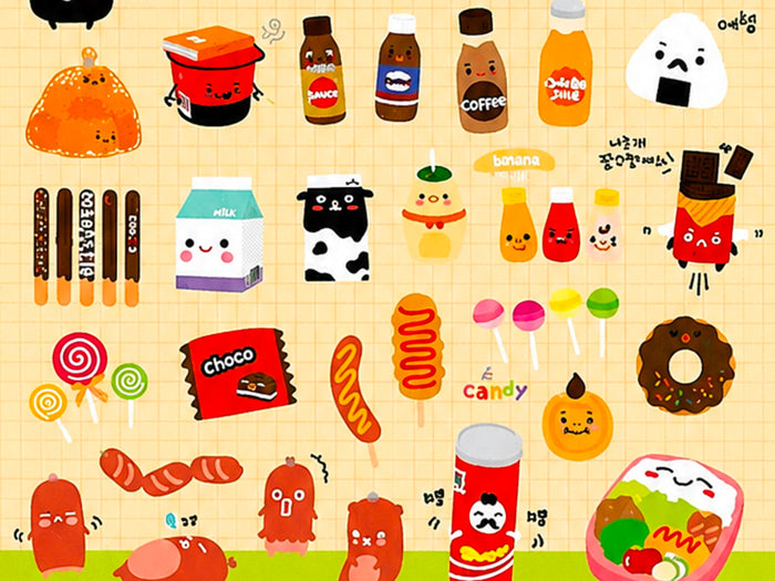 Achat Stickers World Funny - Food Collection