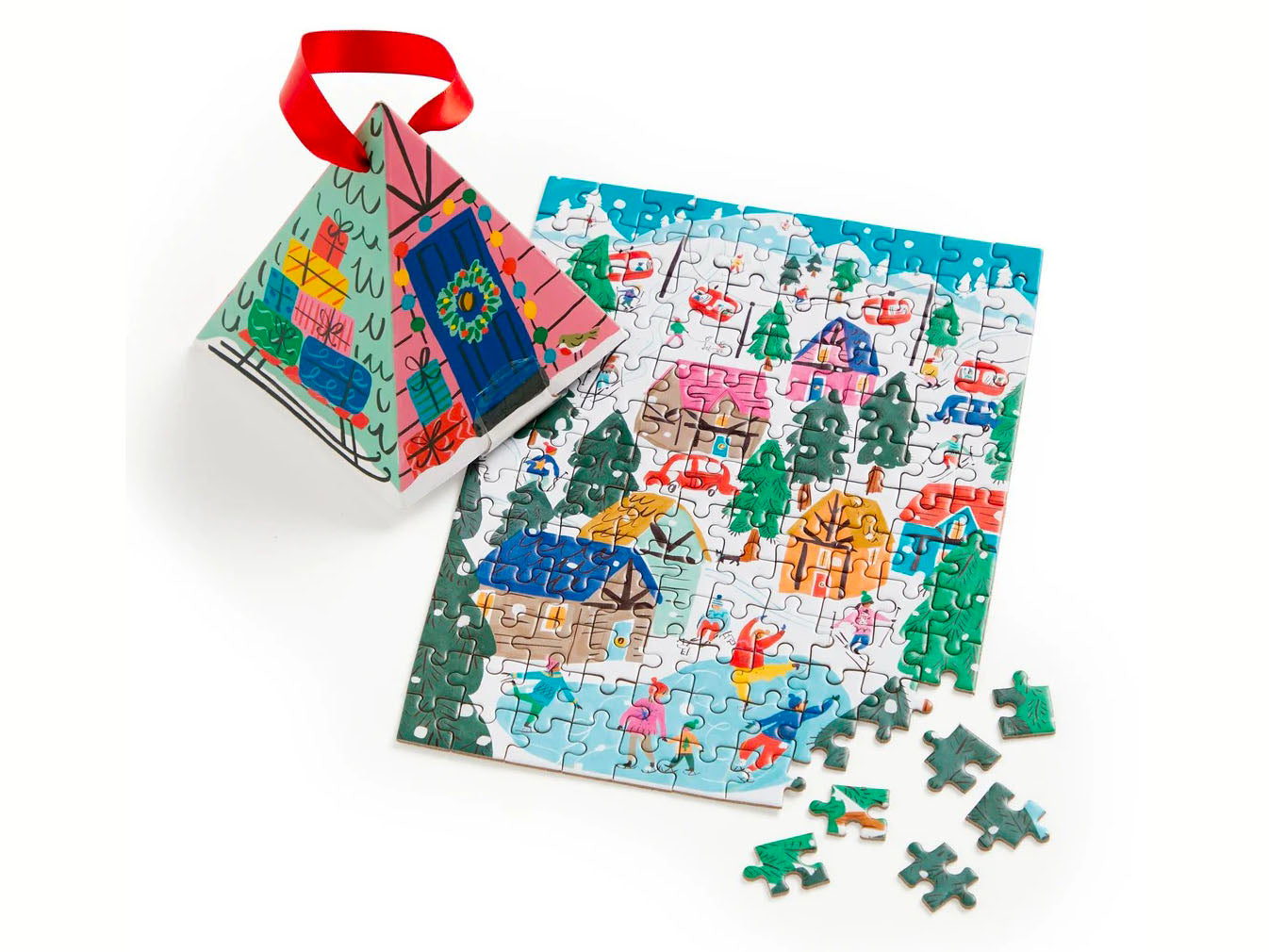 achat Puzzle Alpine Cottage Ornament 130 Pièces - Galison