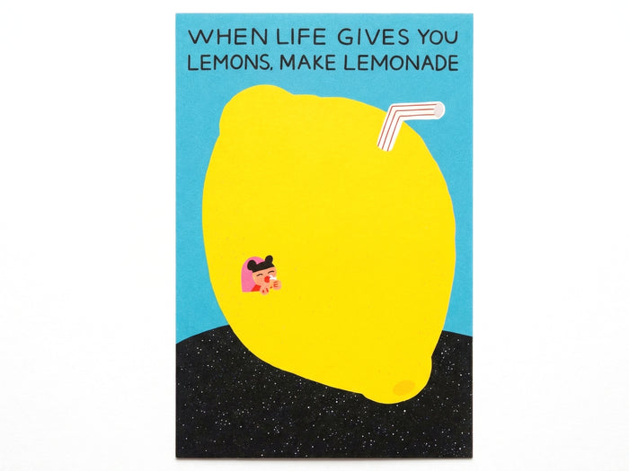 Achat Carte postale Make lemonade - Fruit Fries design Lab