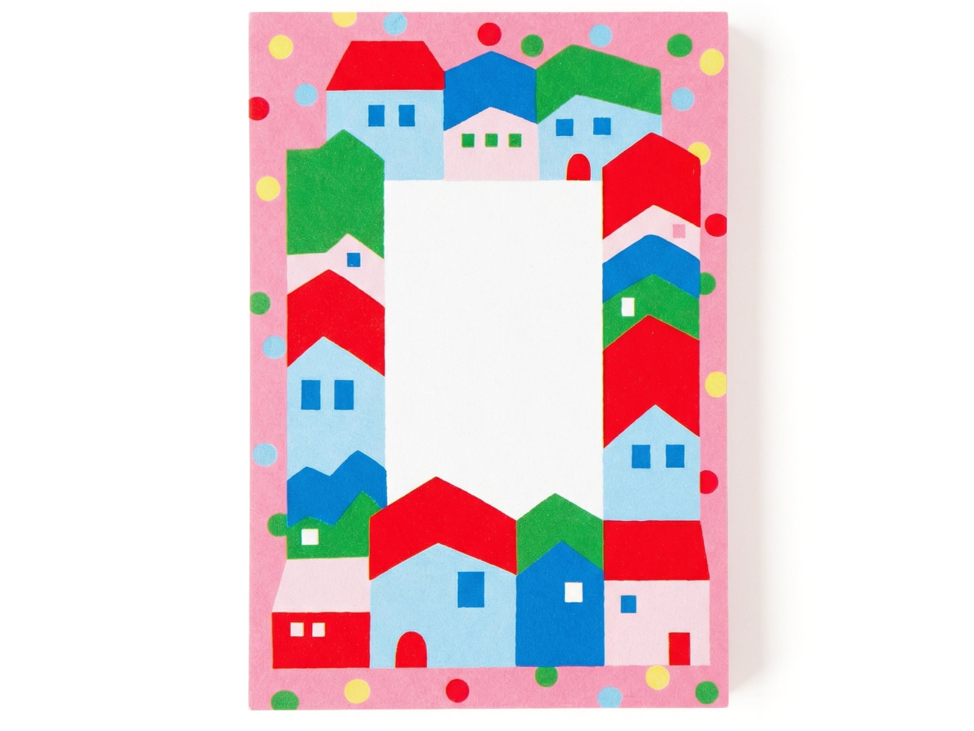 Achat Mini bloc notes village rose - Fruit fries Design Lab