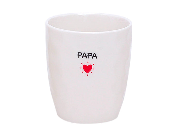 Achat Gobelet message coeur rouge - Papa - Opjet