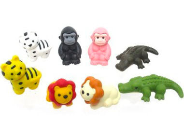Achat Gomme Individuelle - Animaux de la Savane - Made in Japan (modèle aléatoire)