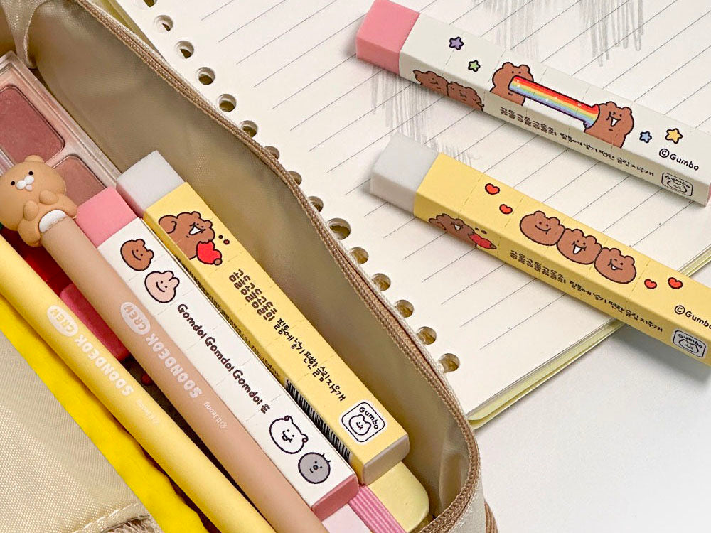 achat Gomme ours slim rose